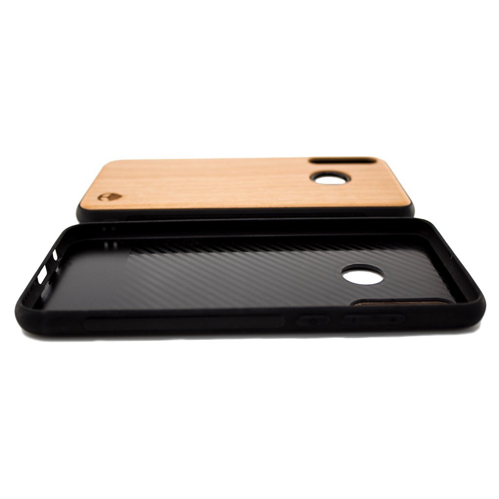 Protect your Huawei P30 Lite Case with our premium wooden phone case. Our cases are made from real wood and high-quality materials, providing first-class protection and a natural feel. The unique wood grain and color of each case makes it truly one-of-a-kind. The polycarbonate bumper provides maximum impact resistance, while the ultra-thin and lightweight design ensures a sleek and stylish look. With built-in buttons for volume and snap-on application, it's easy to install and use.