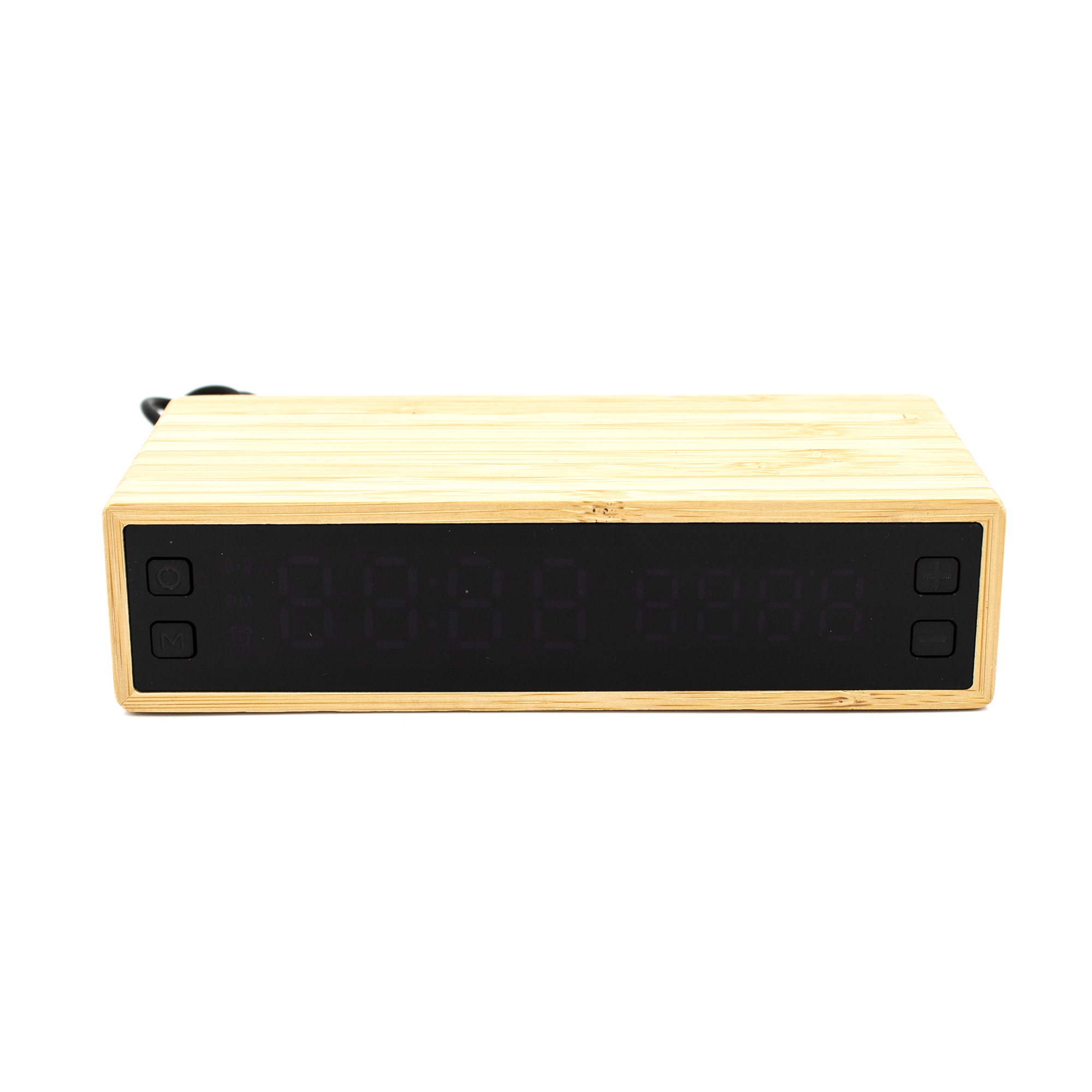 Bamboo Alarm Clock - Wireless Charger - Wooderland