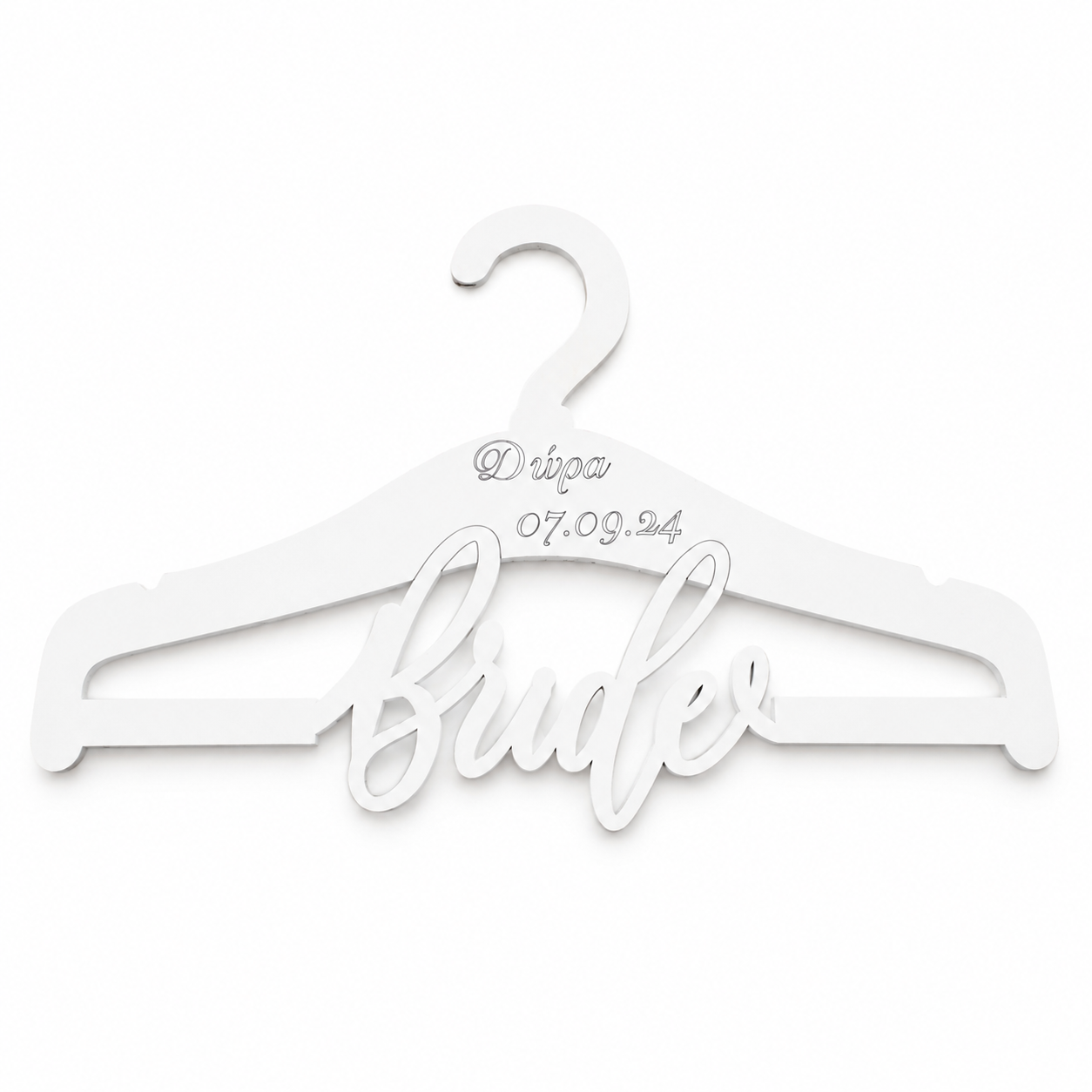 Personalized Bride Wedding Hanger