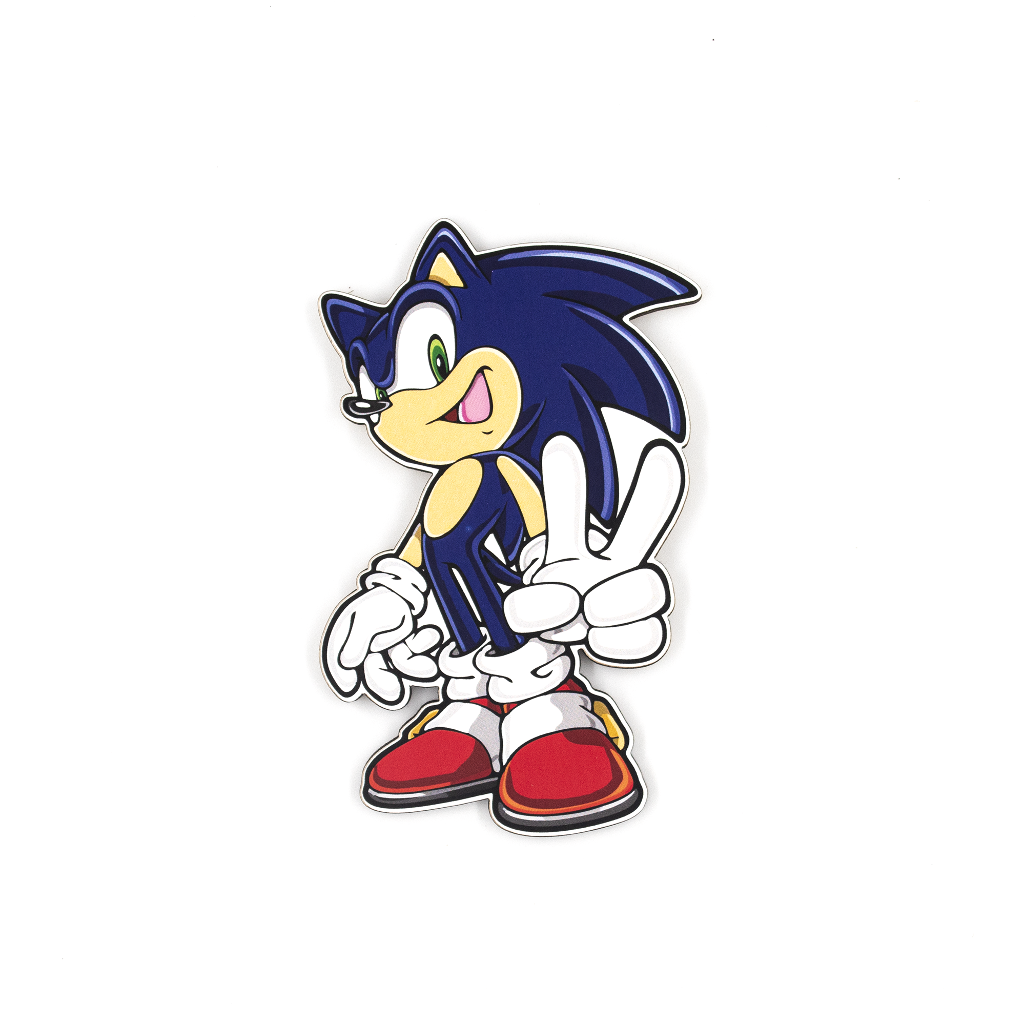 Sonic Wooden Figure