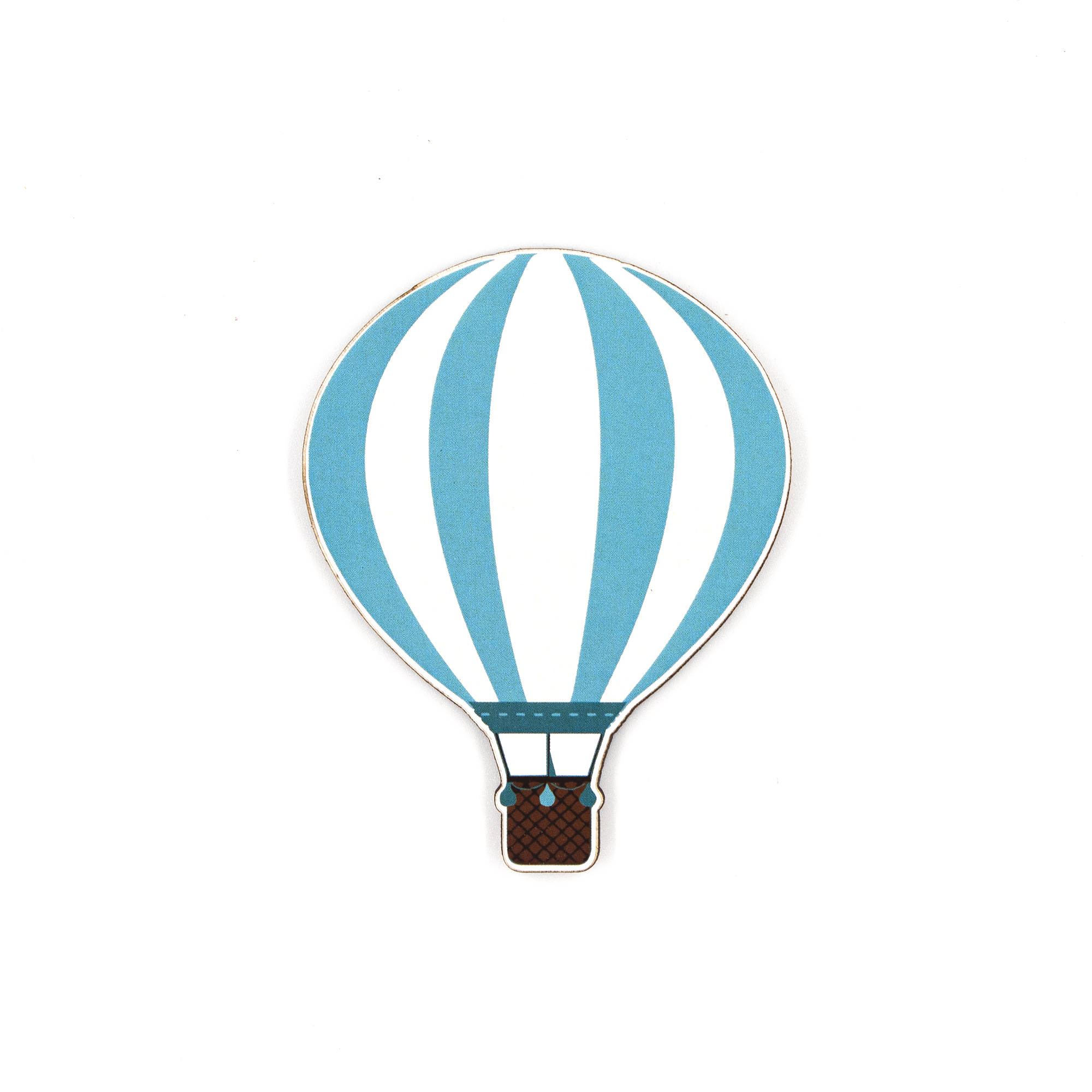 Hot-Air Balloon Wooden Figure