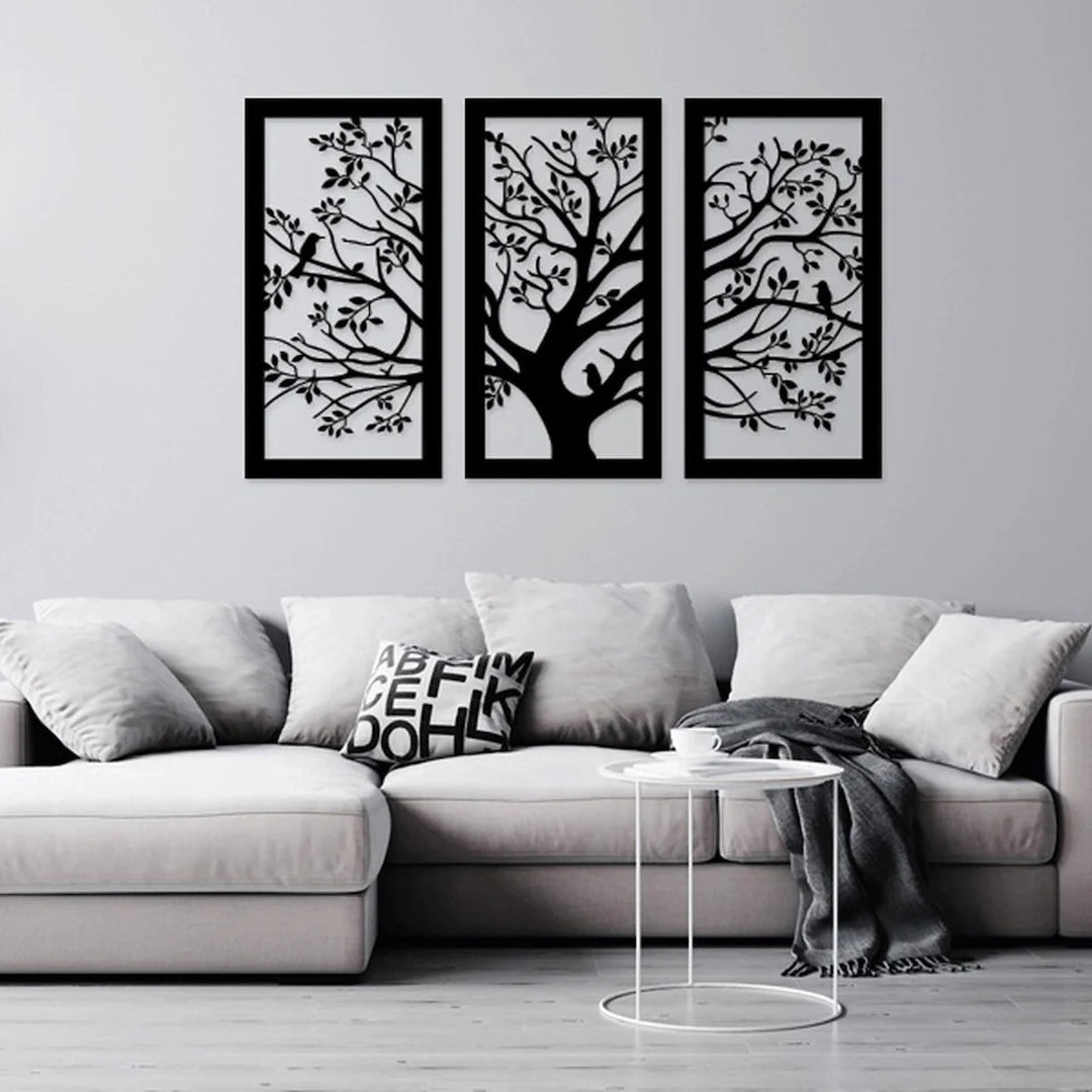 Handcrafted Wooden Wall Art - Tree