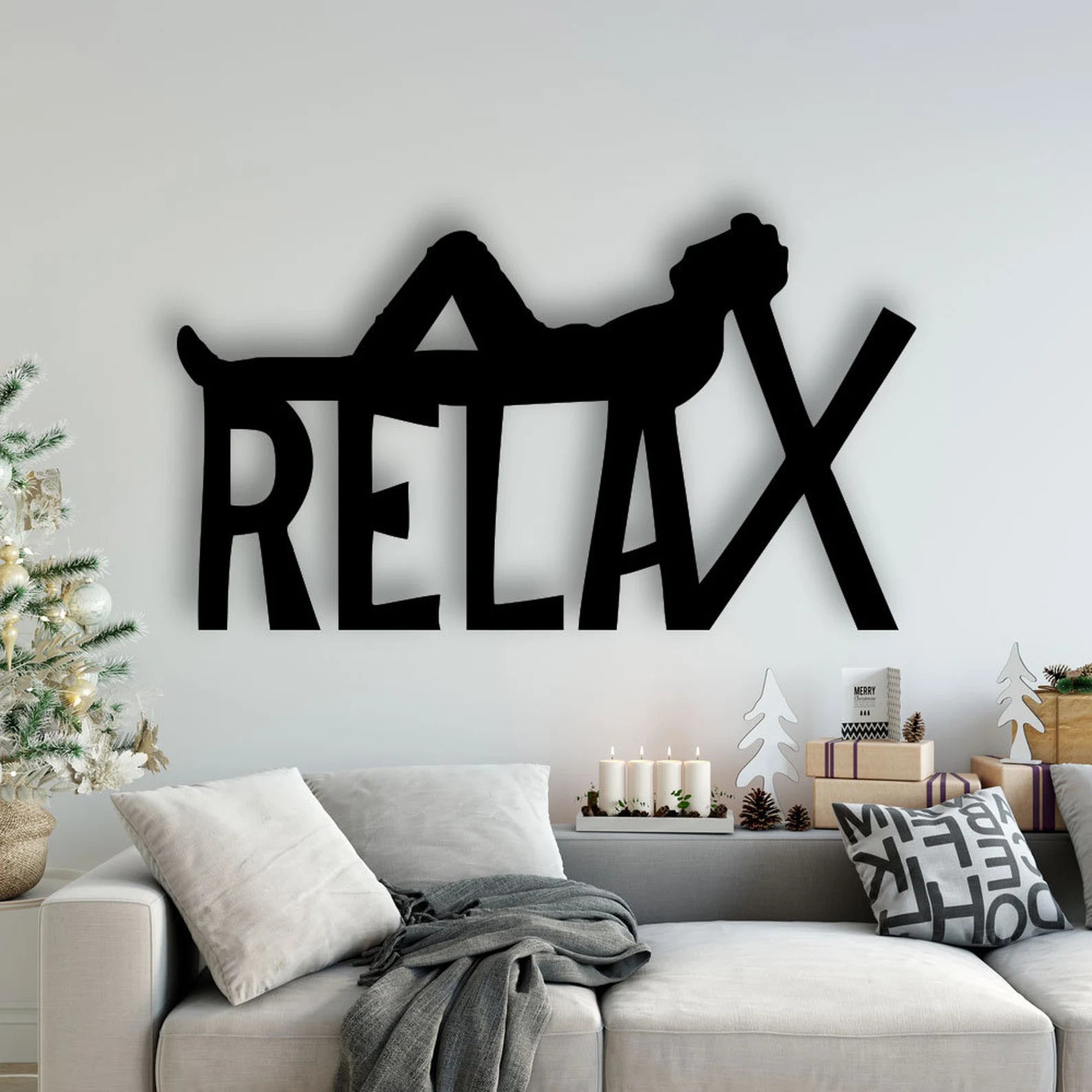 Handcrafted Wooden Wall Art -RelaX