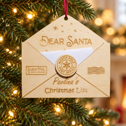 Wooden Christmas Letter to Santa