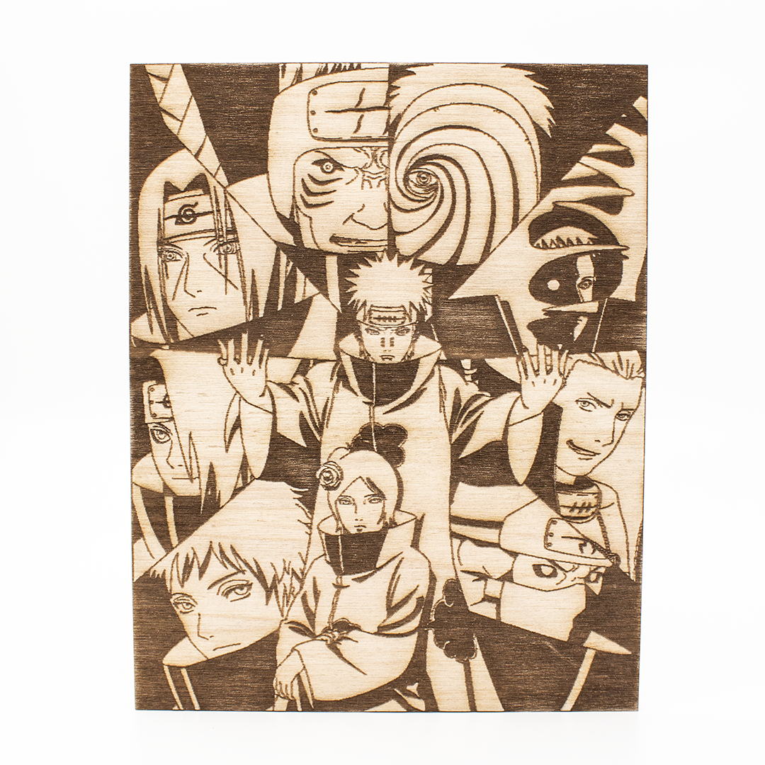 Custom anime wall decor showcasing high-quality images from popular anime series like Naruto, One Piece, and Attack on Titan. Personalize your wall decor by uploading your photo. Made with durable materials that last. Perfect for anime fans and unique gift ideas.