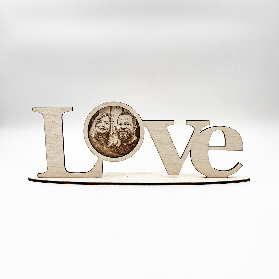 Love Lettering with Base and Photo