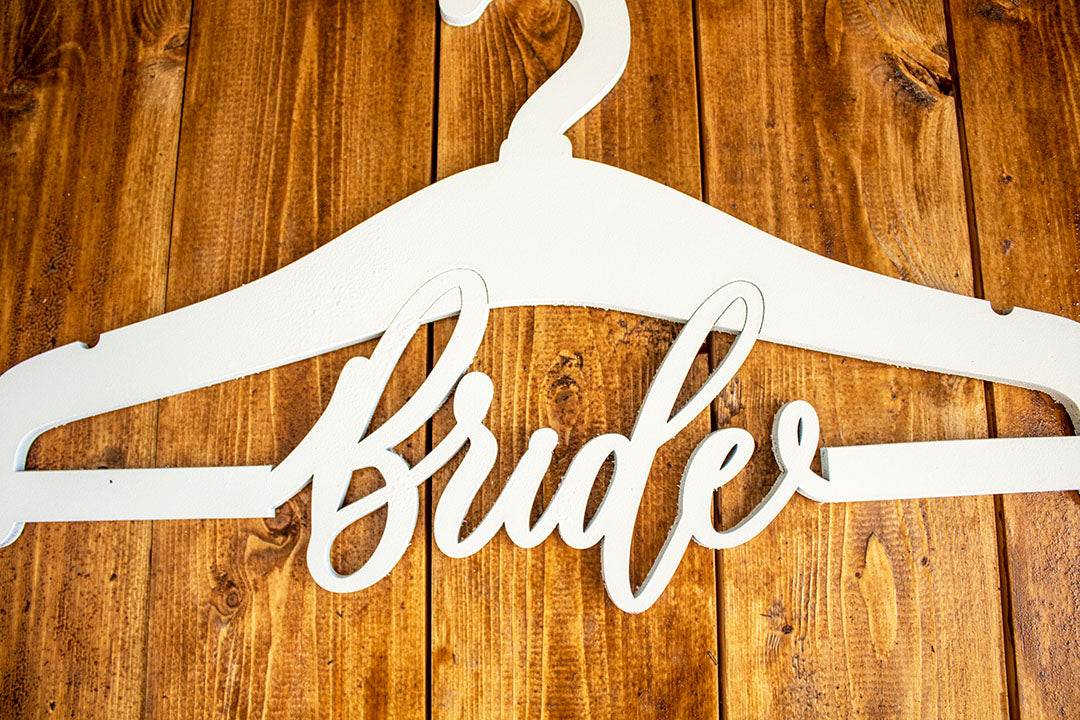Bride's Wooden Hanger - Wooden Hanger - Wooderland