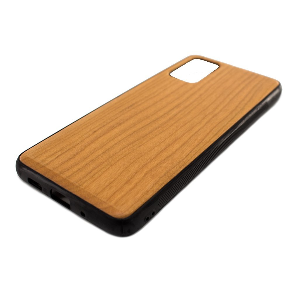 Protect your Samsung S20 Ultra with our premium wooden phone case. Our cases are made from real wood and high-quality materials, providing first-class protection and a natural feel. The unique wood grain and color of each case makes it truly one-of-a-kind. The polycarbonate bumper provides maximum impact resistance, while the ultra-thin and lightweight design ensures a sleek and stylish look. With built-in buttons for volume and snap-on application.