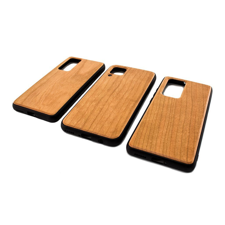 Protect your Huawei P40/P40 Lite/P40 Pro Wooden Case with our premium wooden phone case. Our cases are made from real wood and high-quality materials, providing first-class protection and a natural feel. The unique wood grain and color of each case makes it truly one-of-a-kind. The polycarbonate bumper provides maximum impact resistance, while the ultra-thin and lightweight design ensures a sleek and stylish look. With built-in buttons for volume and snap-on application, it's easy to install and use.